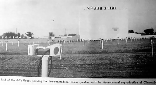 Jolly Roger Drive-In Theatre - Old Pic From Film Daily Journal